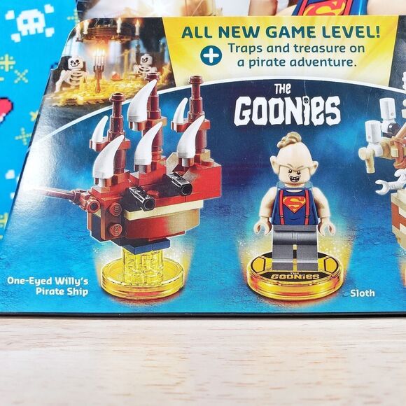 LEGO Dimensions The Goonies Level Pack #71267 2017 Sloth Minifigure Pirate Ship - Picture 11 of 12